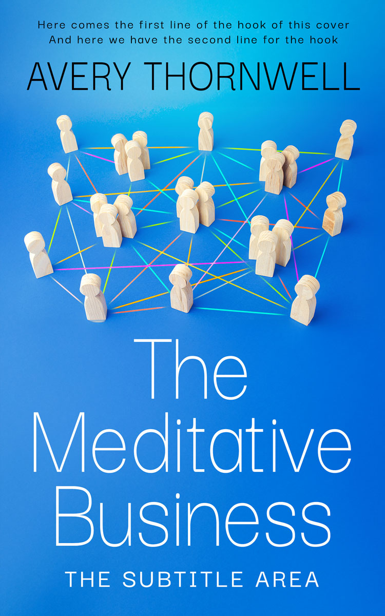 2D view of Custom & Premade  Book Cover - Curious Blue #17761 | BookCoverZone*