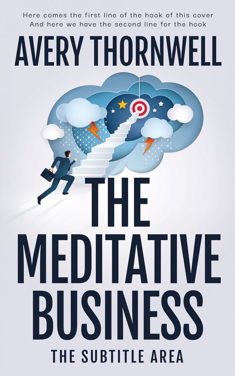 2D view of Custom & Premade  Book Cover - Cloud Burst #17765 | BookCoverZone*