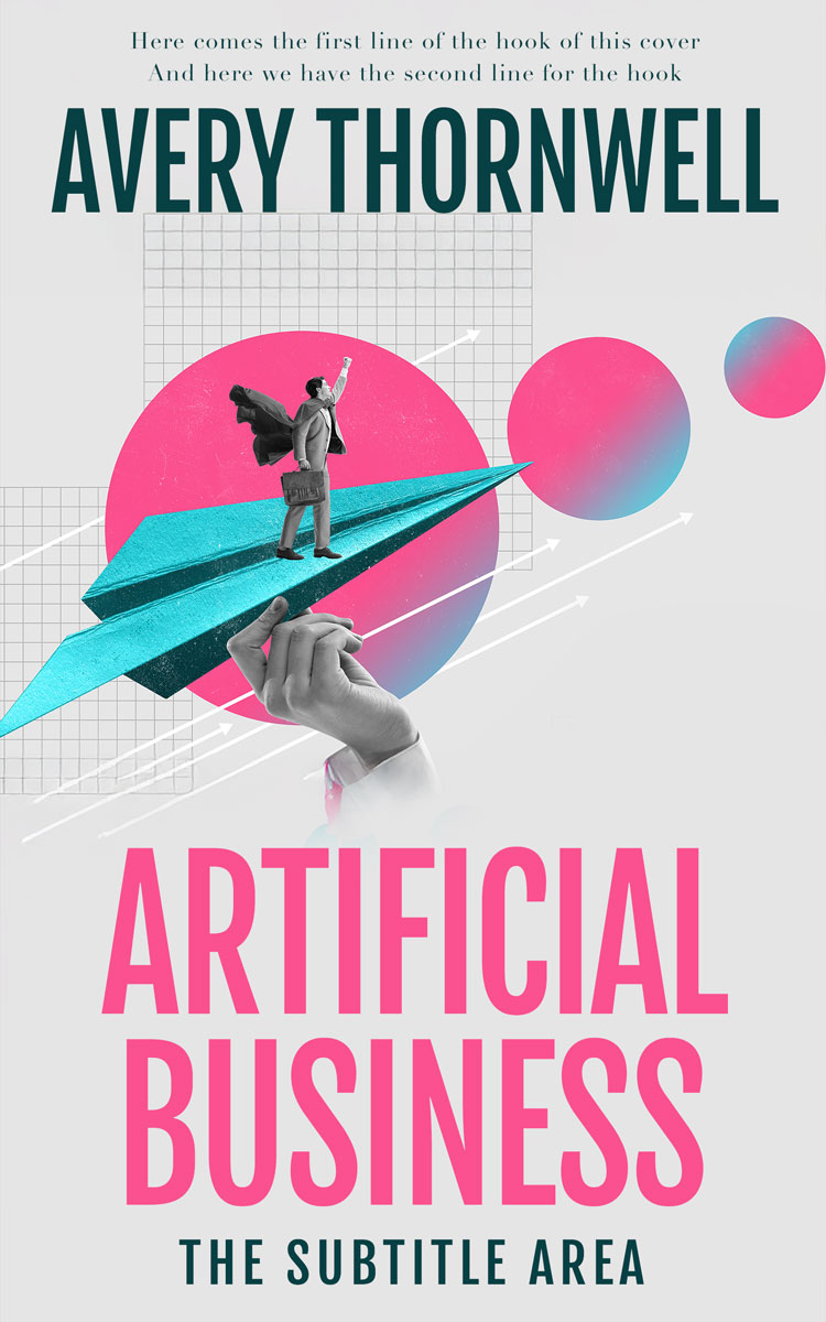 2D view of Custom & Premade  Book Cover - Bon Jour #17770 | BookCoverZone*