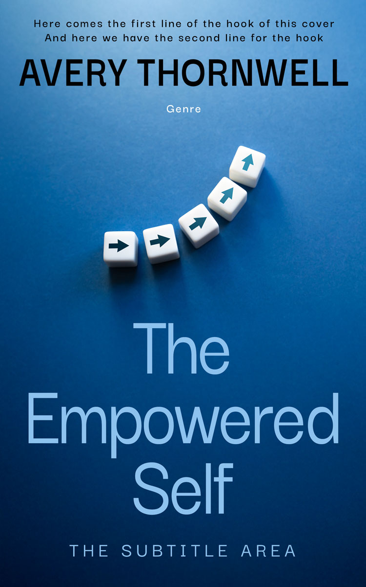 2D view of Premade Self-Improvement & Self-Help Book Cover - Venice Blue #17772 | BookCoverZone*