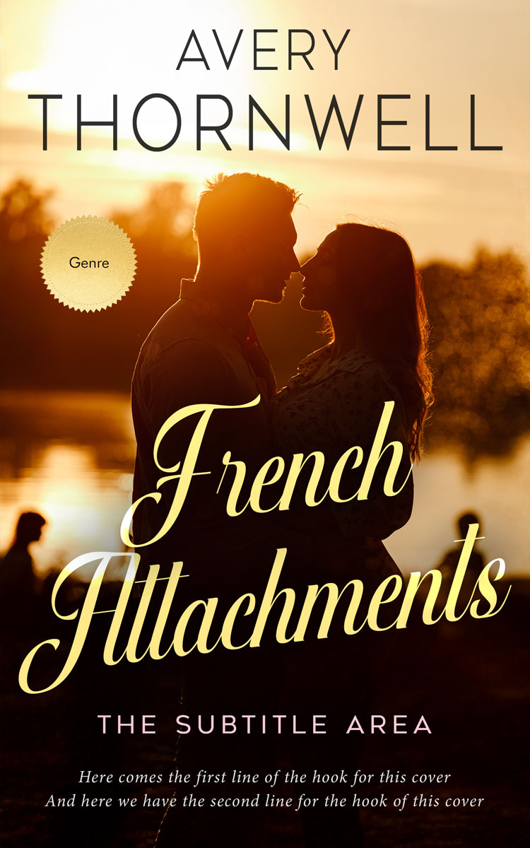 2D view of Premade Romance Book Cover - Wood Bark #17792 | BookCoverZone*