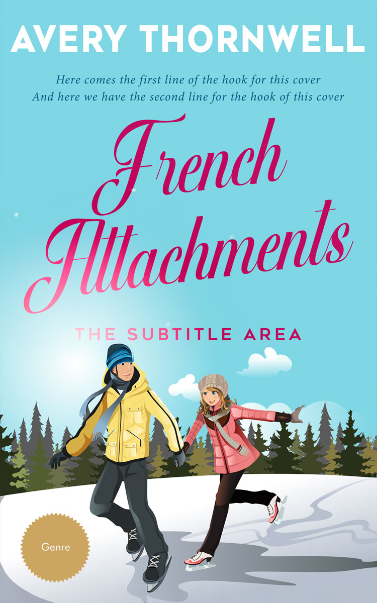 2D view of Premade Romance Book Cover - Riptide #17799 | BookCoverZone*