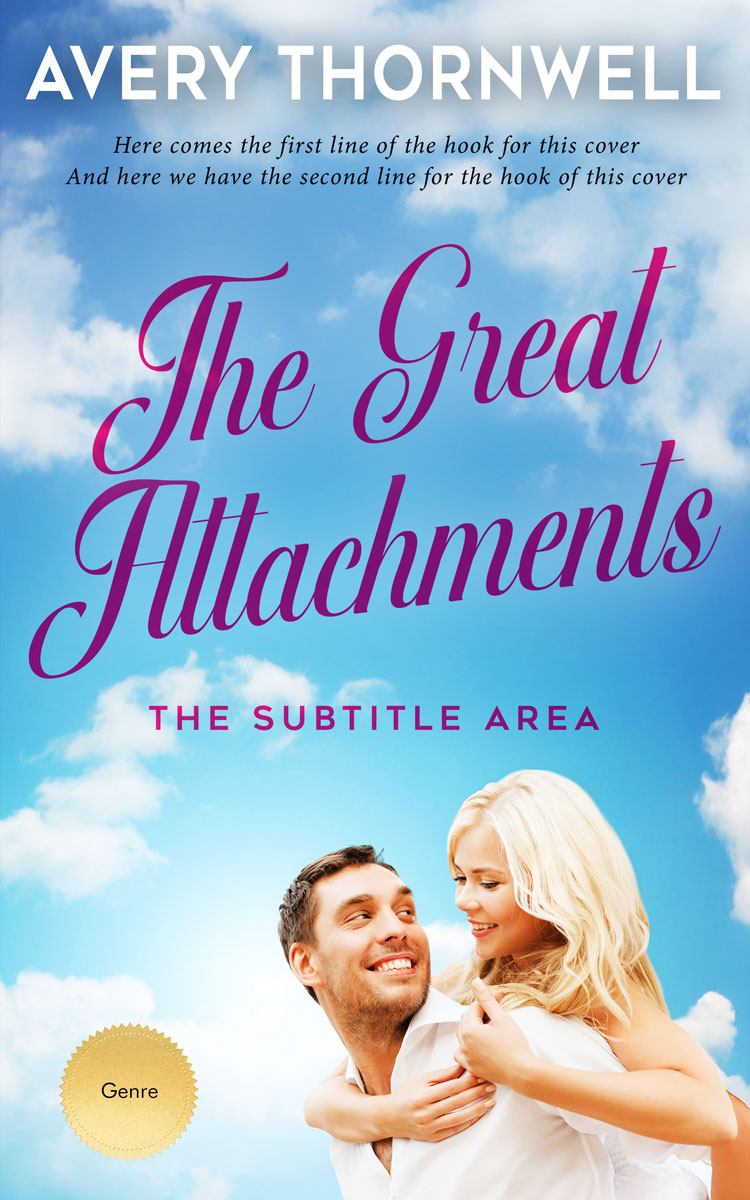 2D view of Premade Romance Book Cover - Cornflower #17804 | BookCoverZone*