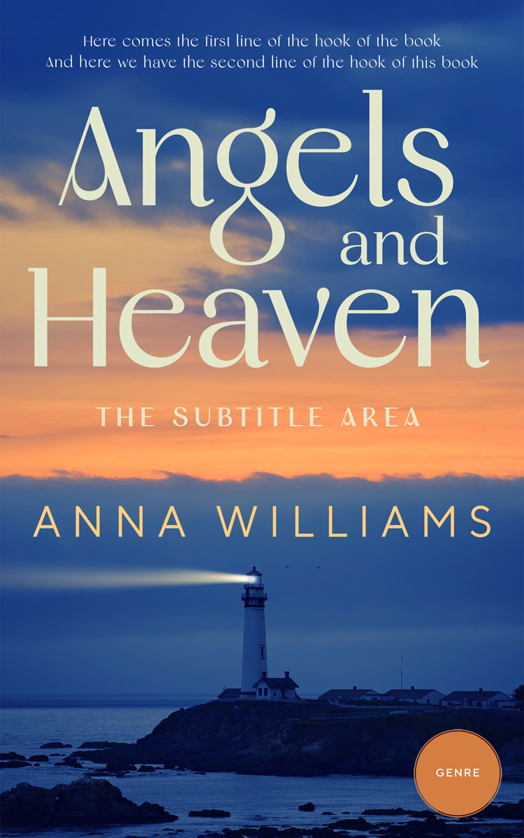 2D view of Premade Literary Fiction Book Cover - Chambray #17808 | BookCoverZone*