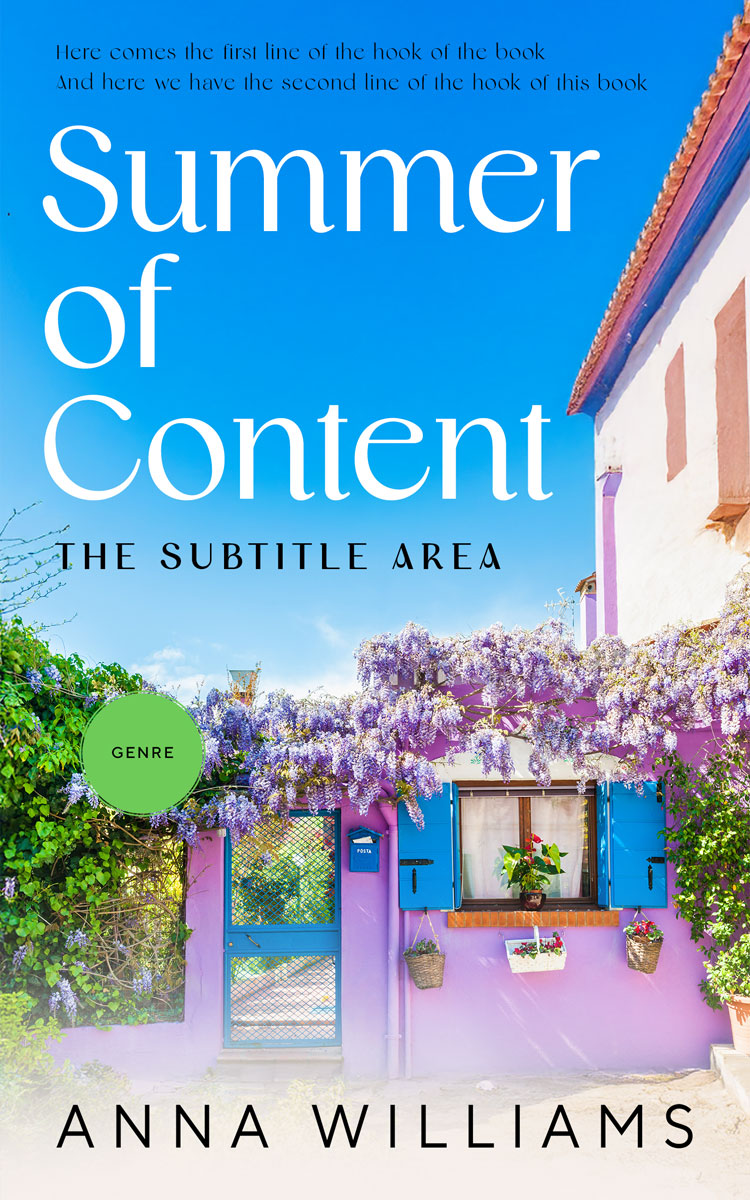 2D view of Premade Travel Book Cover - Lola #17818 | BookCoverZone*