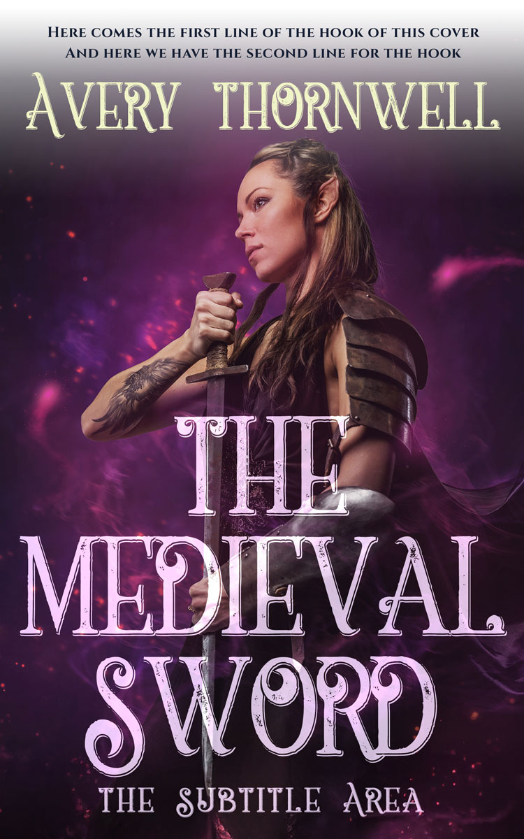 2D view of Premade Fantasy Book Cover - Livid Brown #17829 | BookCoverZone*