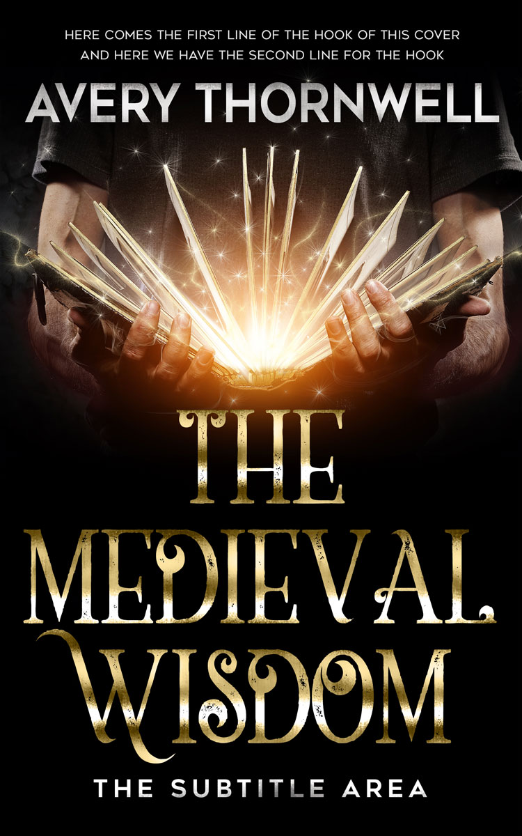 2D view of Premade Fantasy Book Cover - Night Rider #17833 | BookCoverZone*