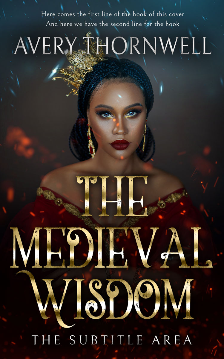 2D view of Premade Fantasy Book Cover - Thunder #17834 | BookCoverZone*