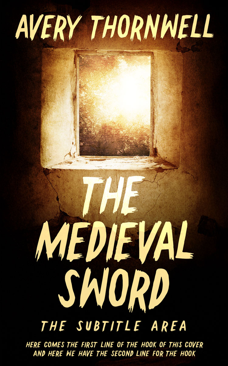 2D view of Premade Horror Book Cover - Crowshead #17842 | BookCoverZone*