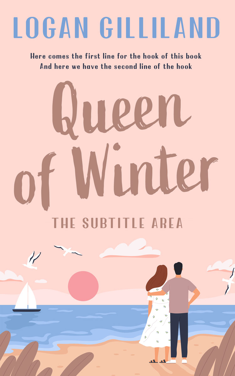 2D view of Premade Romance Book Cover - Vanilla Ice