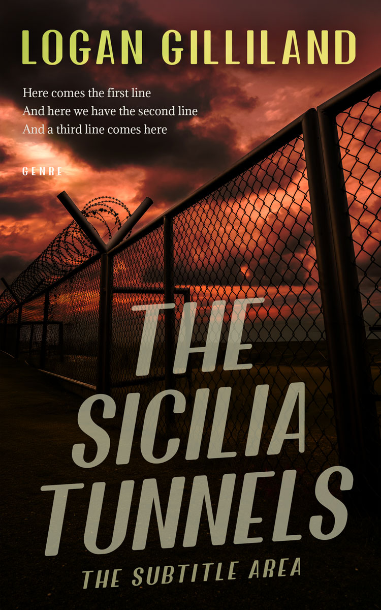 2D view of Premade Mystery & Thriller & Suspense Book Cover - Muddy Waters