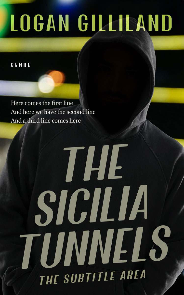 2D view of Premade Mystery & Thriller & Suspense Book Cover - Green Smoke