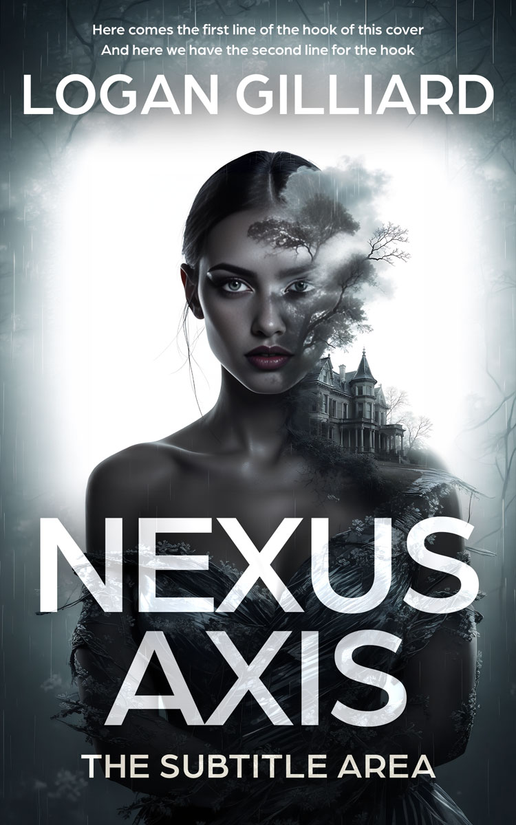 2D view of Premade Mystery & Thriller & Suspense Book Cover - Iron