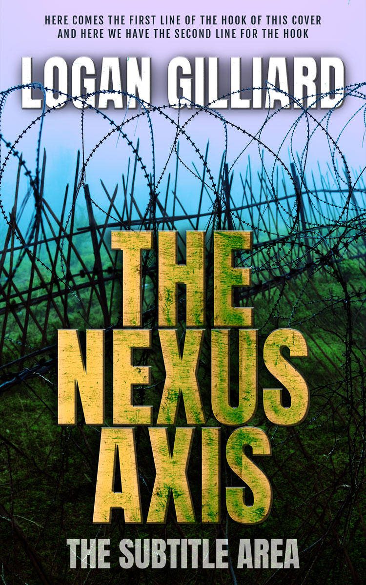 2D view of Premade Mystery & Thriller & Suspense Book Cover - Green Kelp
