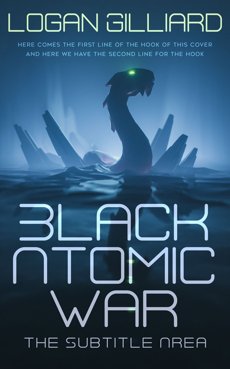 2D view of Premade Science Fiction Book Cover - Big Stone #17999 | BookCoverZone*