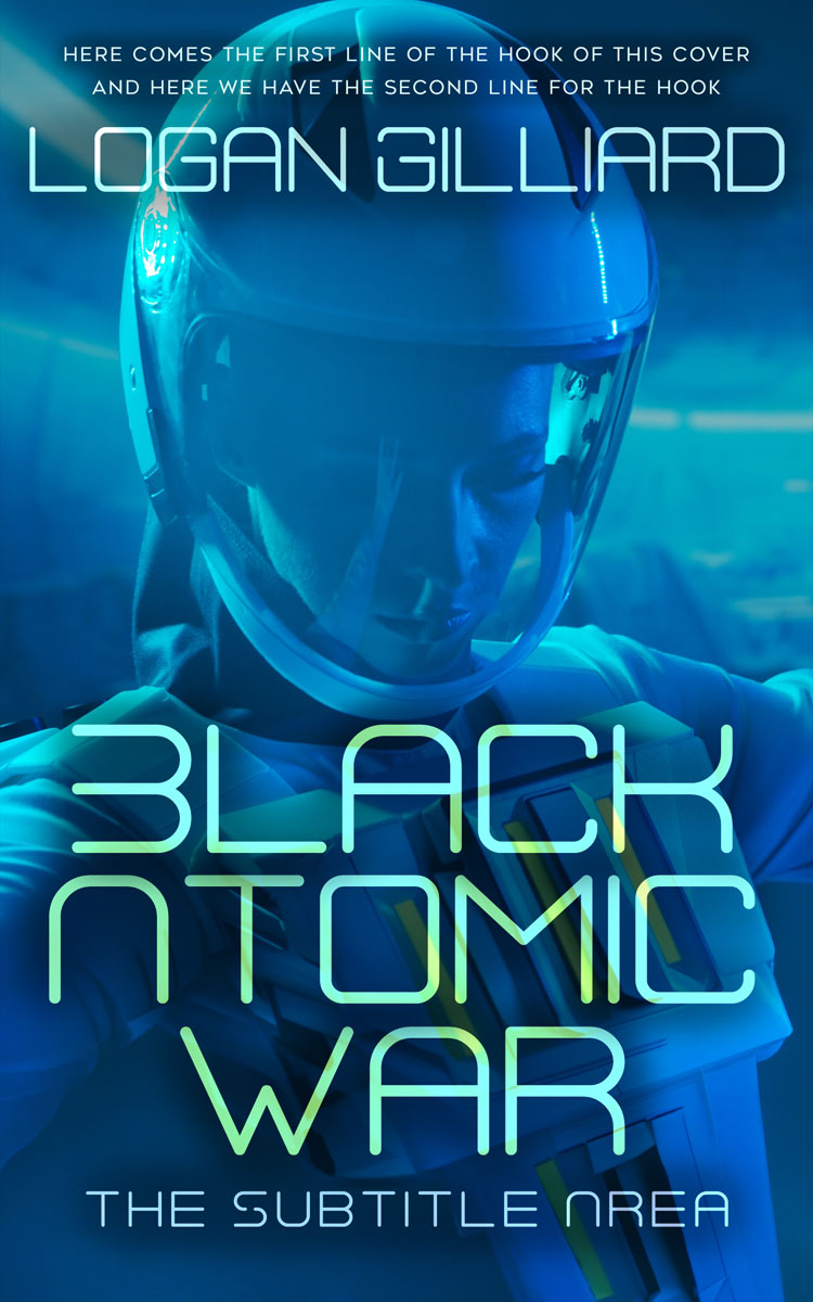 2D view of Premade Science Fiction Book Cover - Venice Blue #18007 | BookCoverZone*