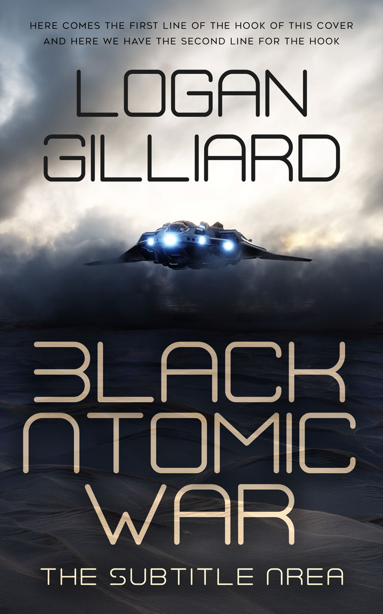 2D view of Premade Science Fiction Book Cover - Shark #18010 | BookCoverZone*