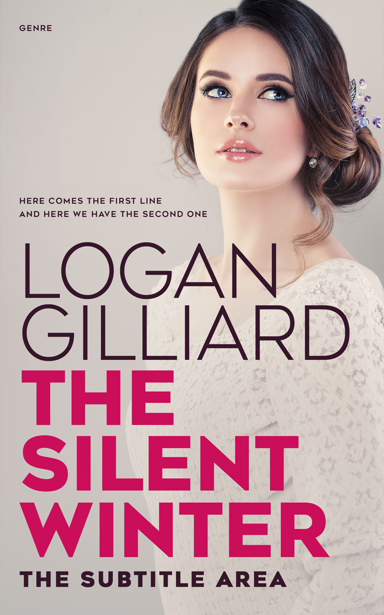 2D view of Premade Romance Book Cover - Swirl #18046 | BookCoverZone*