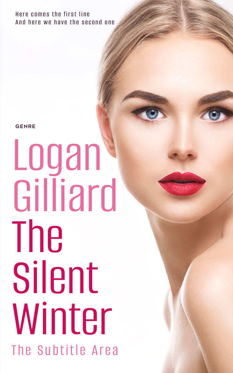 2D view of Premade Chick Lit Book Cover - Rose Fog #18047 | BookCoverZone*