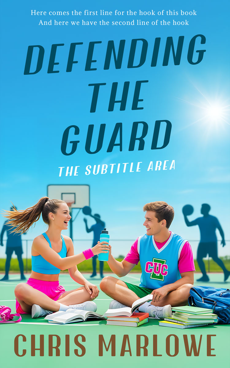 2D view of Premade Teen & Young Adult Book Cover - Scooter #18051 | BookCoverZone