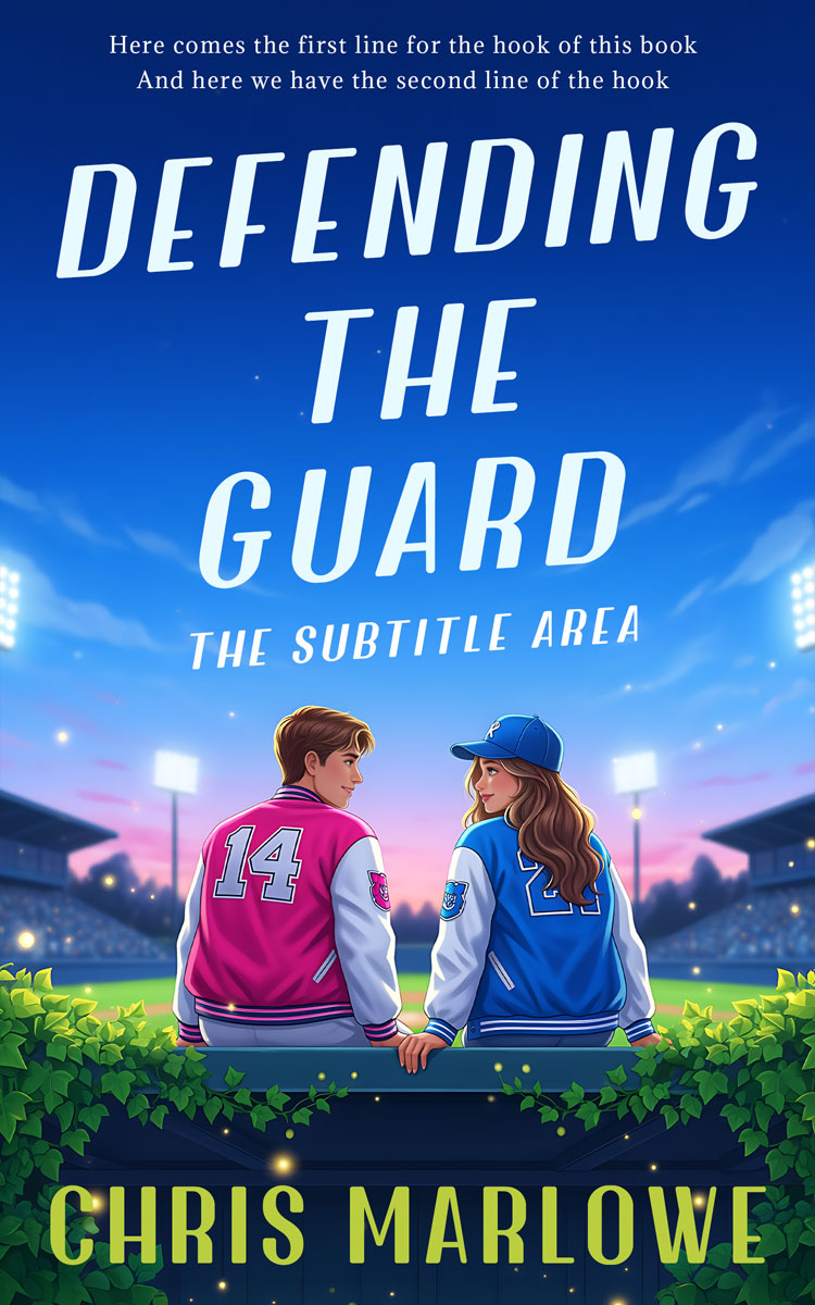 2D view of Premade Teen & Young Adult Book Cover - Pale Slate #18052 | BookCoverZone