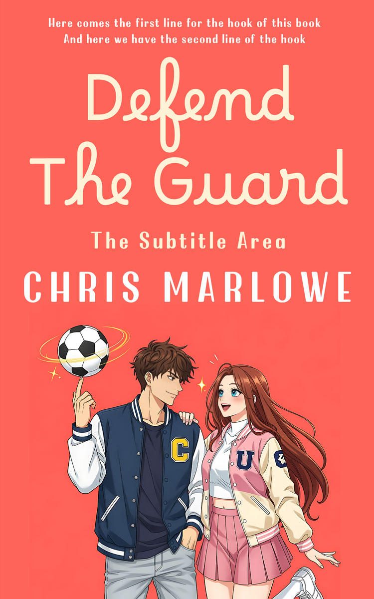 2D view of Premade Teen & Young Adult Book Cover - Carnation #18061 | BookCoverZone