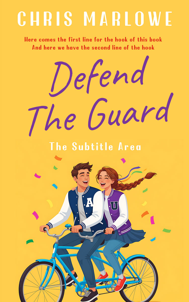 2D view of Premade Teen & Young Adult Book Cover - Saffron Mango #18063 | BookCoverZone