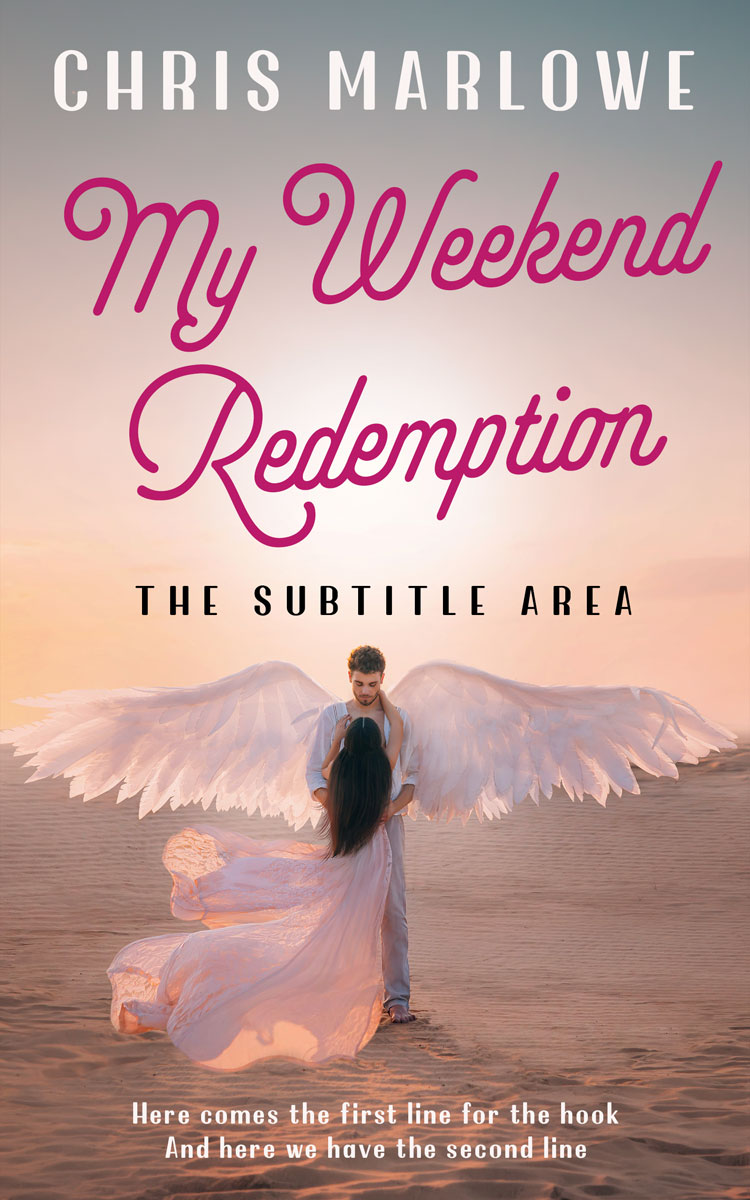 2D view of Premade Romance Book Cover - Clam Shell #18093 | BookCoverZone