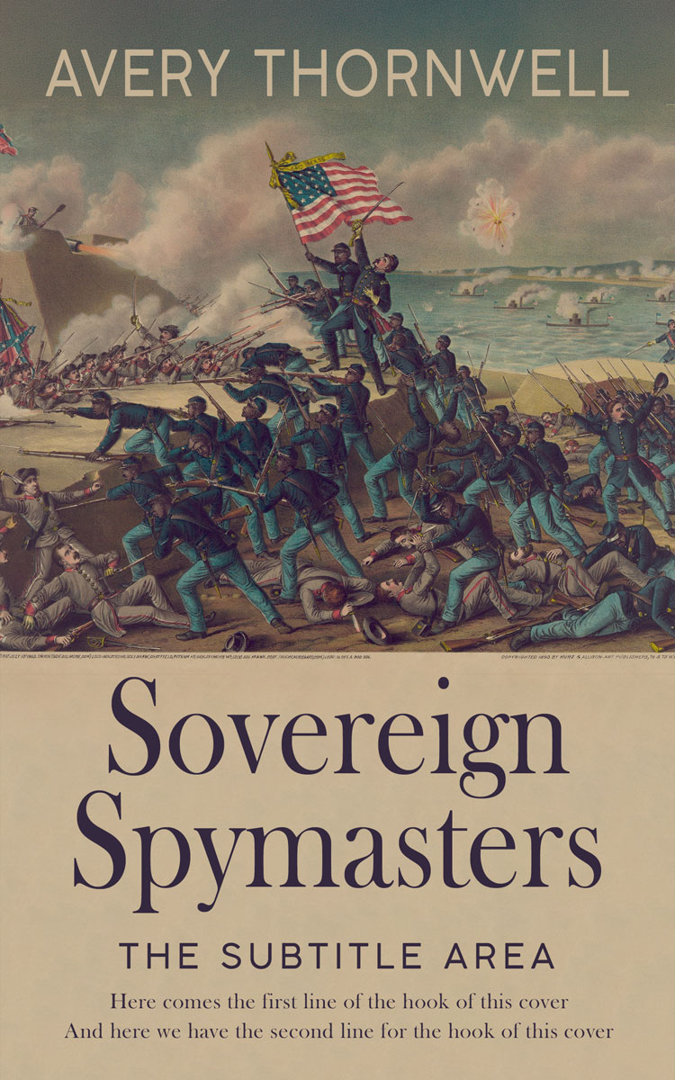 2D view of Premade  Book Cover - Hillary #18155 | BookCoverZone*