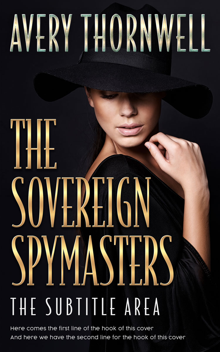 2D view of Premade Mystery & Thriller & Suspense Book Cover - Tan #18190 | BookCoverZone*