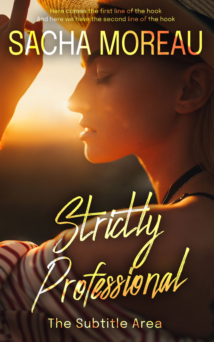 2D view of Premade Romance Book Cover - Cork #18350 | BookCoverZone
