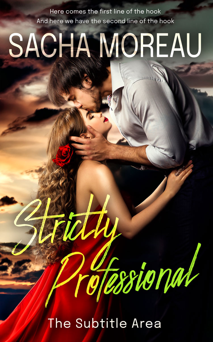 2D view of Premade Romance Book Cover - Tumbleweed #18354 | BookCoverZone