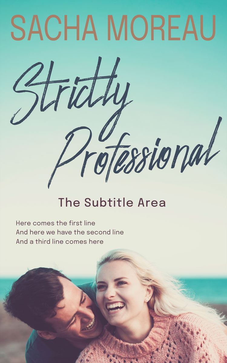 2D view of Premade Romance Book Cover - Tasman #18363 | BookCoverZone