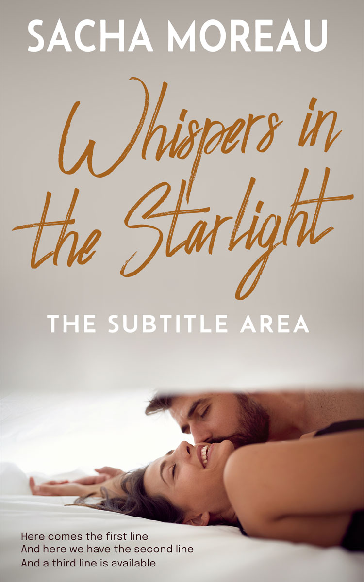 2D view of Premade Erotica Book Cover - Silver Rust #18376 | BookCoverZone