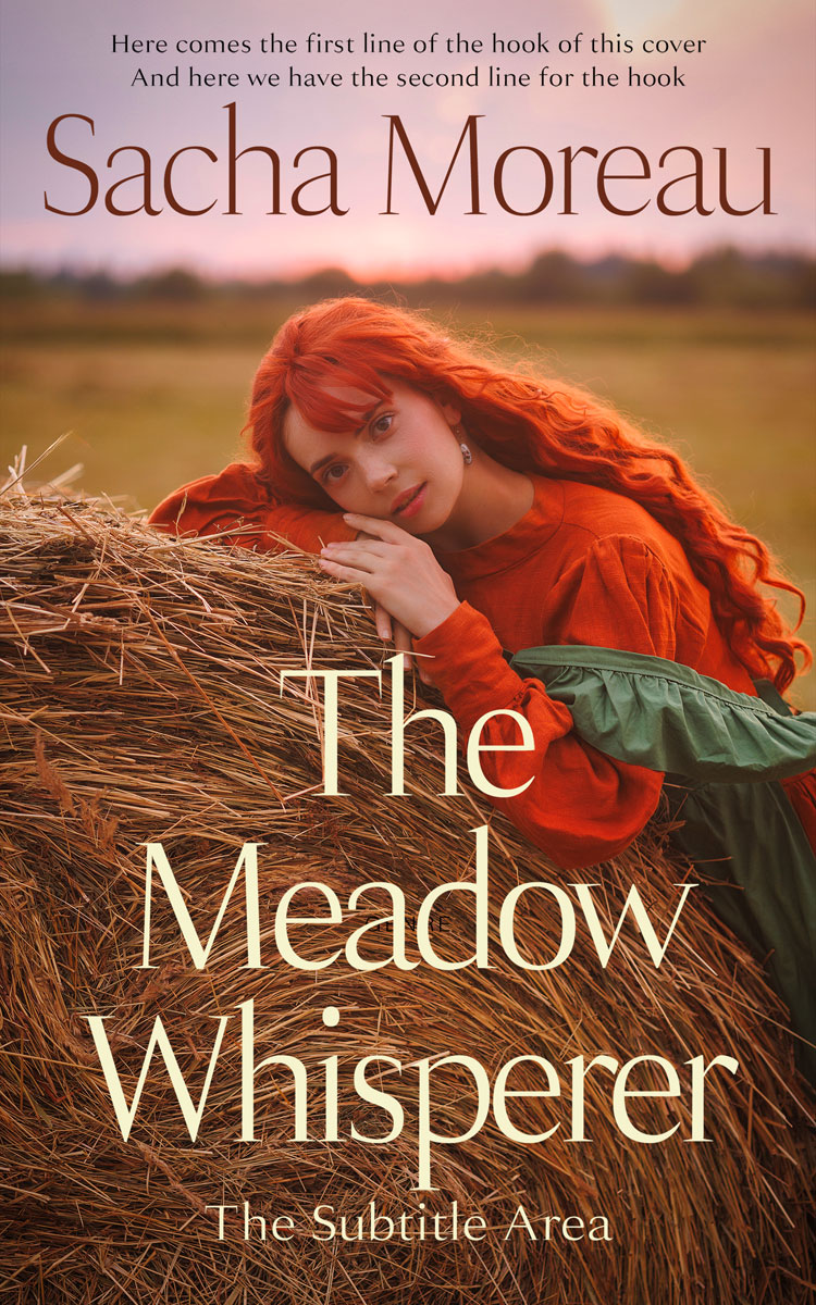 2D view of Premade  Book Cover - Nutmeg #18409 | BookCoverZone