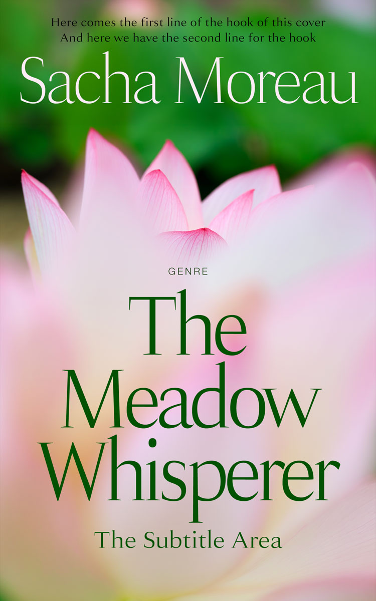 2D view of Premade  Book Cover - Forest Green #18413 | BookCoverZone