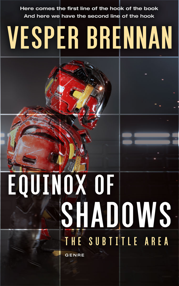 2D view of Premade Science Fiction Book Cover - Thunder