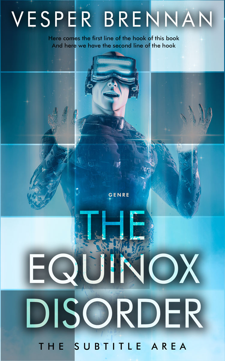 2D view of Premade Science Fiction Book Cover - Ming