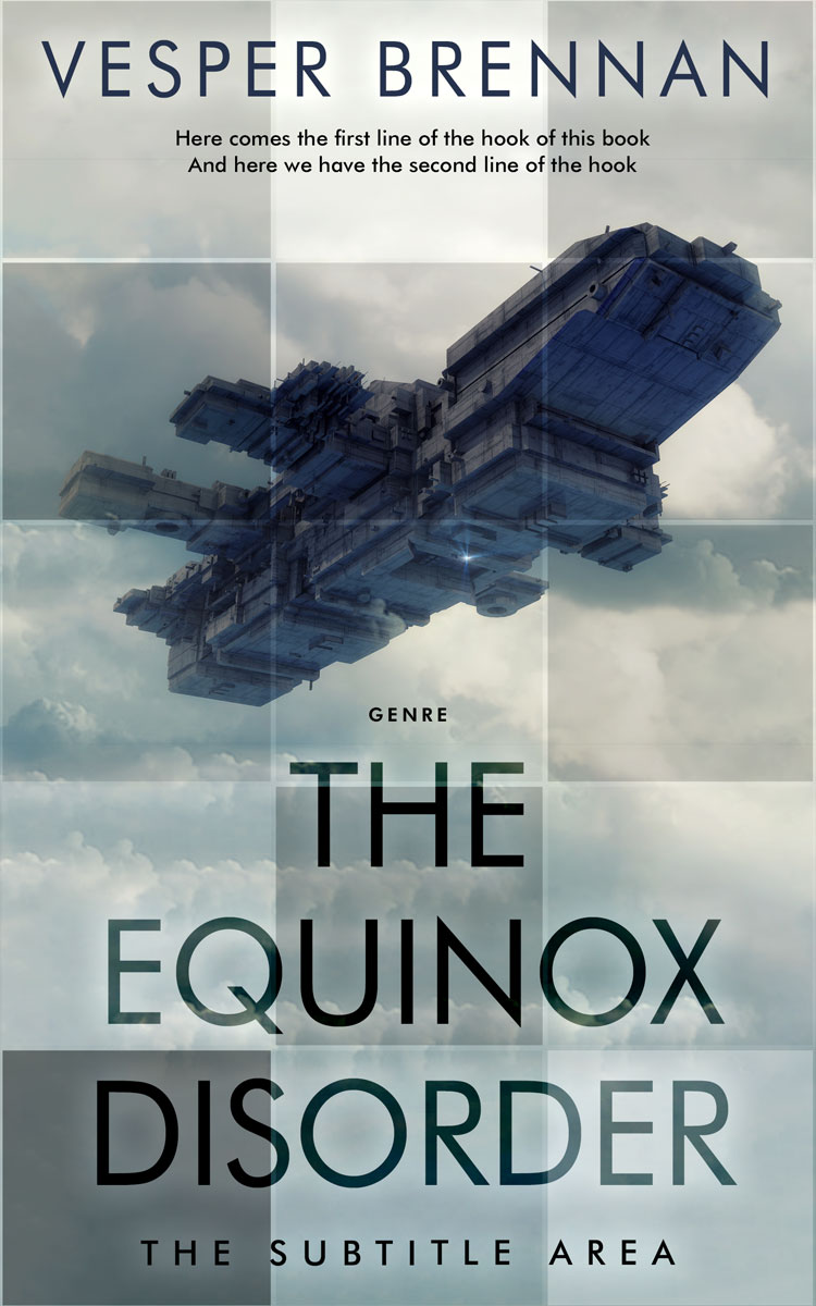 2D view of Premade Science Fiction Book Cover - Powder Ash