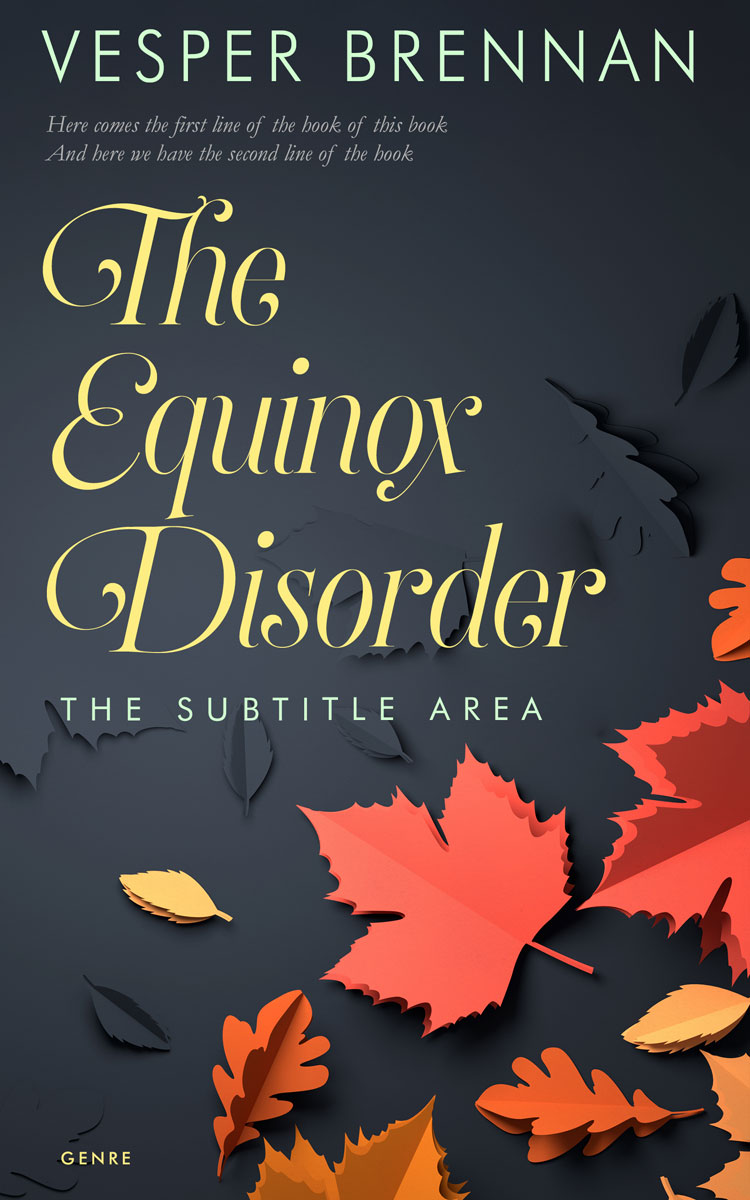 2D view of Premade Nature Book Cover - Outer Space