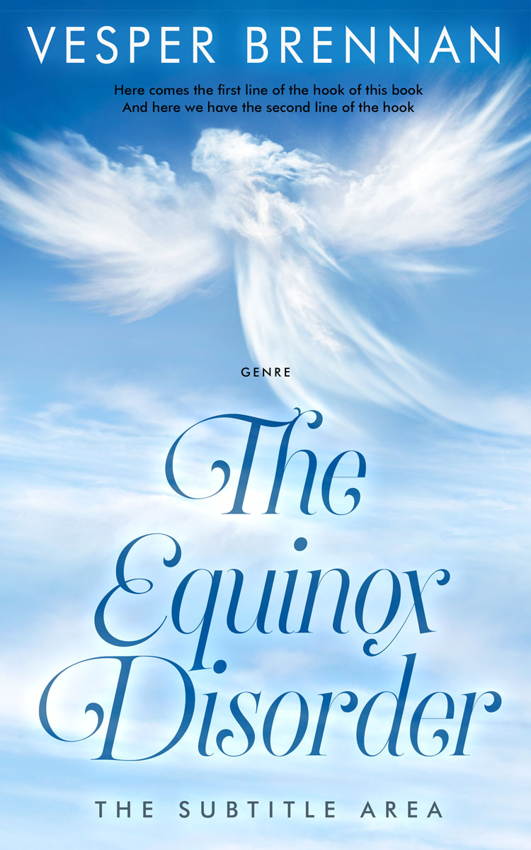 2D view of Premade Religion & Spirituality Book Cover - Tropical Blue