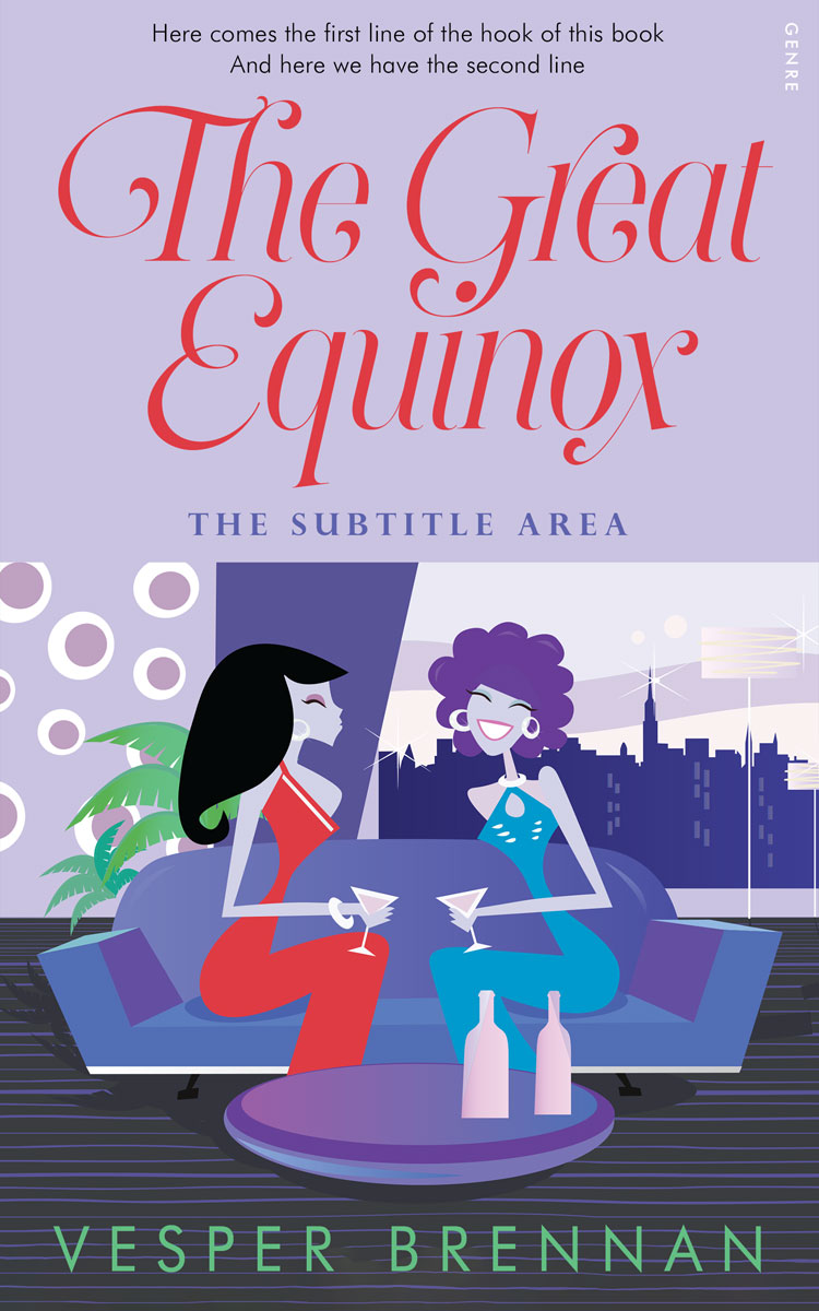 2D view of Premade Chick Lit Book Cover - Fiord