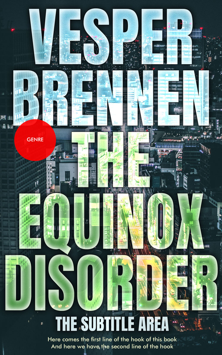 2D view of Premade Mystery & Thriller & Suspense Book Cover - Moon Mist