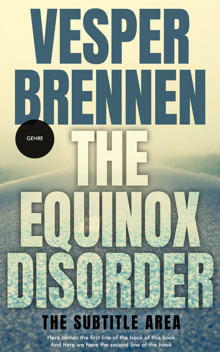 2D view of Premade Mystery & Thriller & Suspense Book Cover - Tana