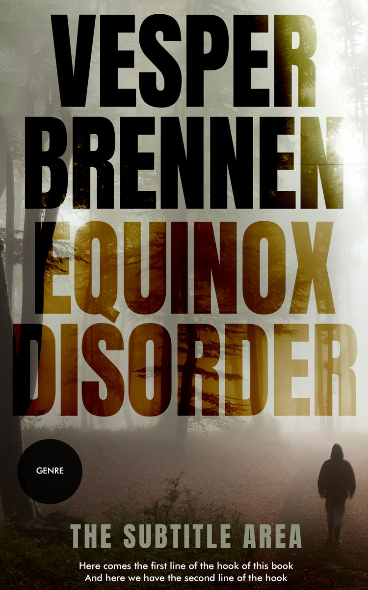 2D view of Premade Mystery & Thriller & Suspense Book Cover - Eclipse