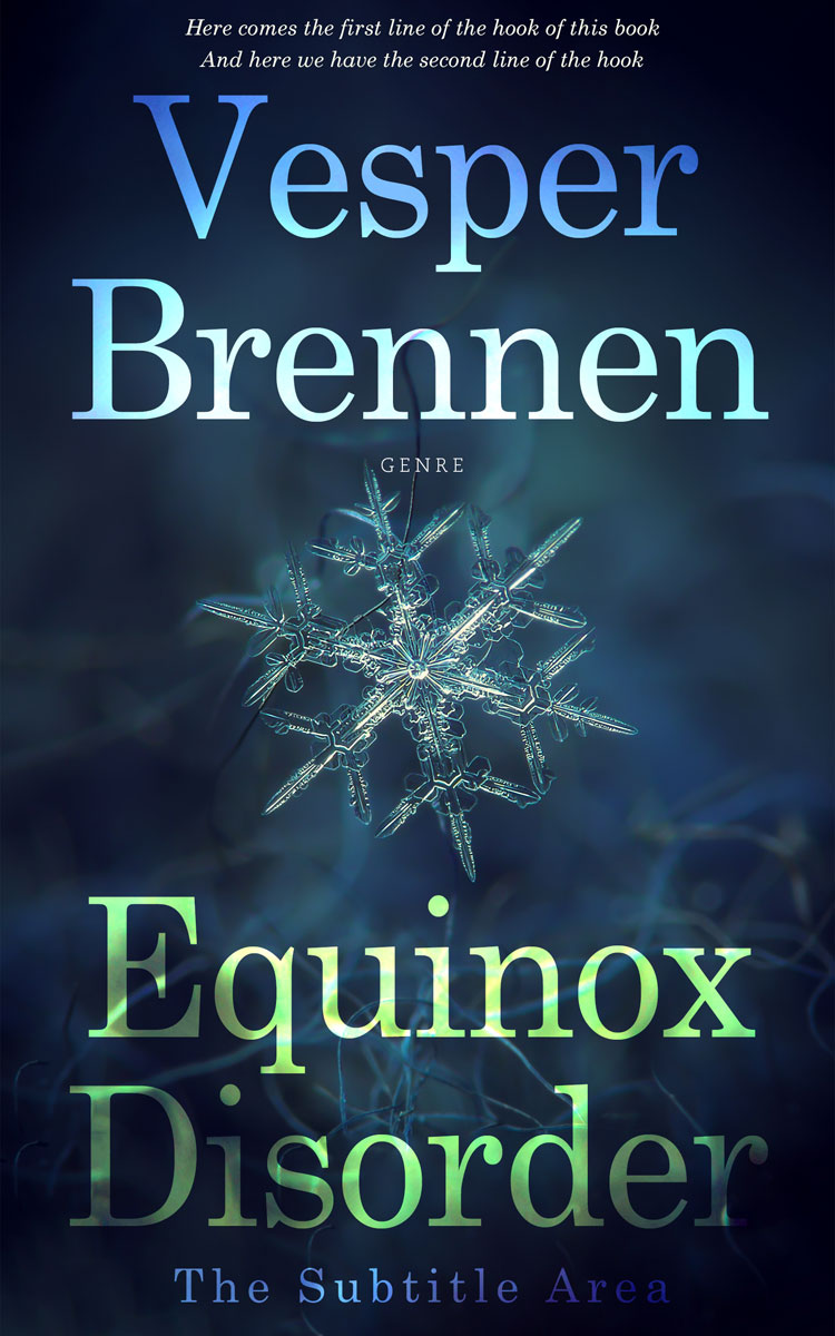 2D view of Premade Abstract Book Cover - Big Stone