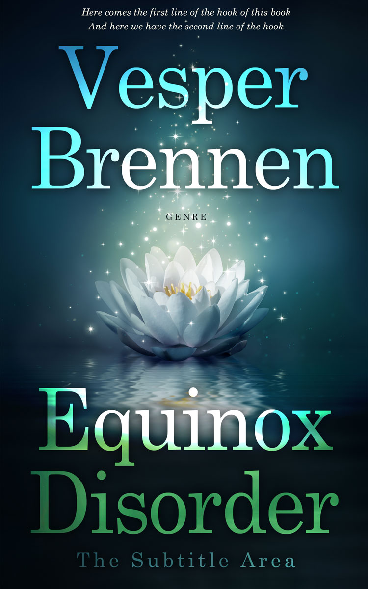 2D view of Premade Fantasy Book Cover - Firefly