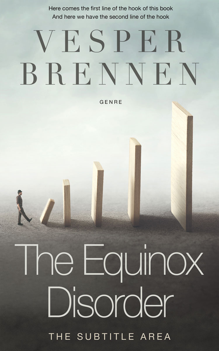 2D view of Premade Self-Improvement & Self-Help Book Cover - Tasman