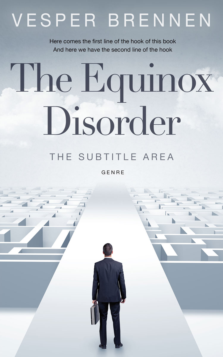 2D view of Premade Business Book Cover - Geyser