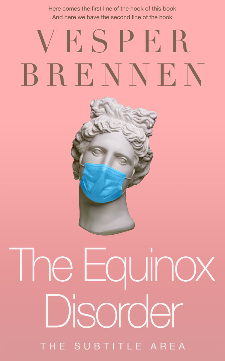 2D view of Premade Medical Book Cover - Sea Pink